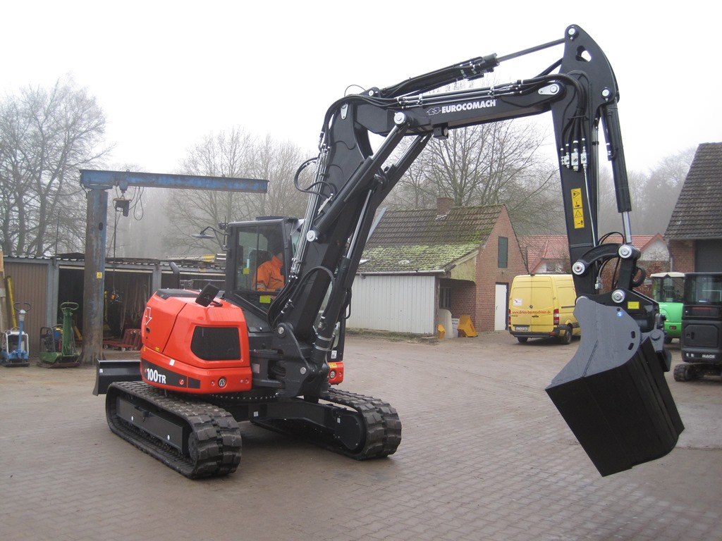 Minibagger Eurocomach TR100 4 - Dirkes Baumaschinen